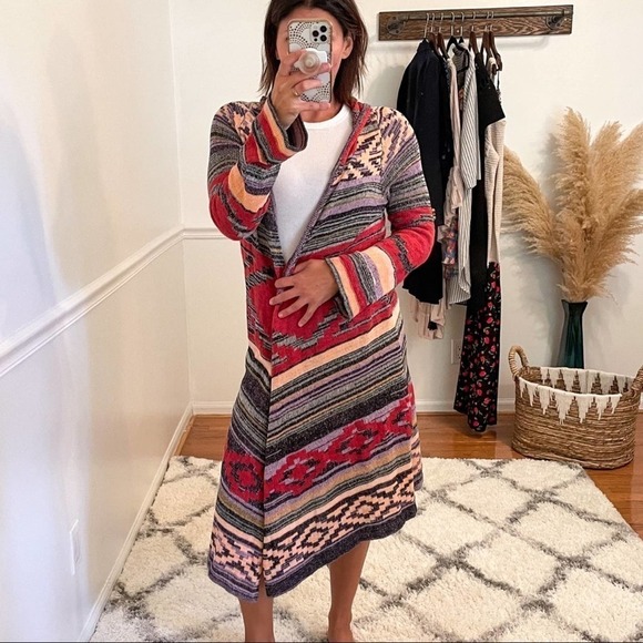 Y2K Vintage Mudd Southwestern Knit Sweater M - Picture 4 of 11